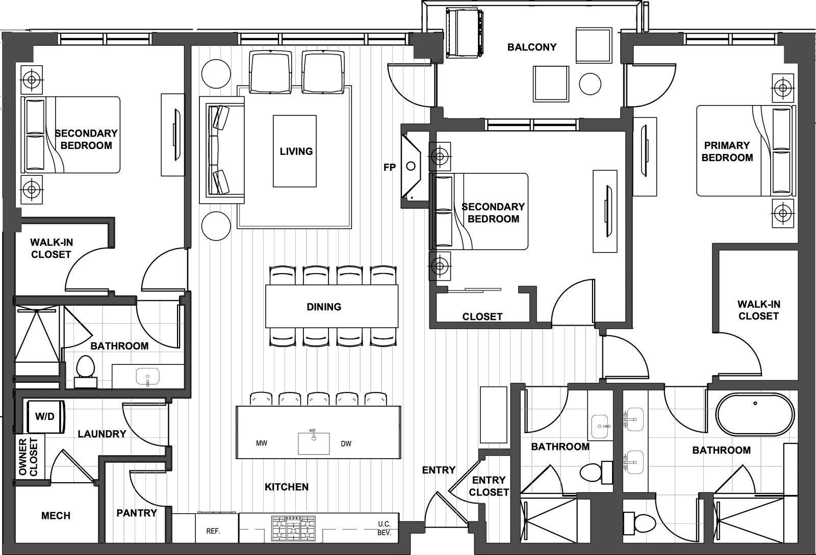 FGA Residence 318 Floor Plan